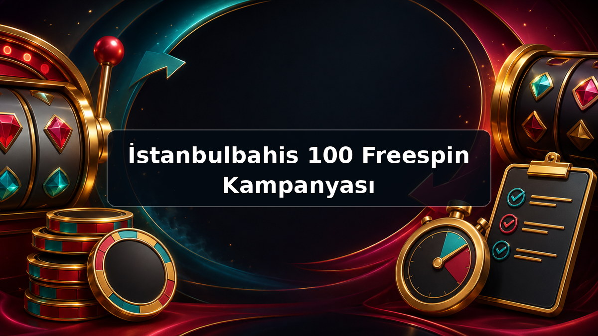 İstanbulbahis 100 Freespin Kampanyası hakkında açıklayıcı görsel