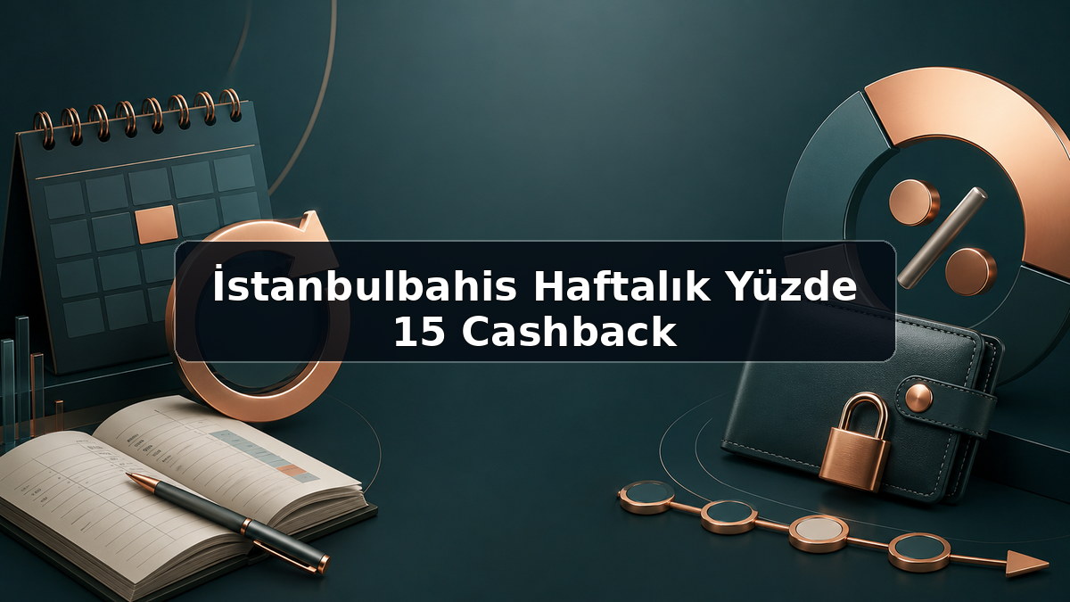 İstanbulbahis Haftalık Yüzde 15 Cashback hakkında açıklayıcı görsel